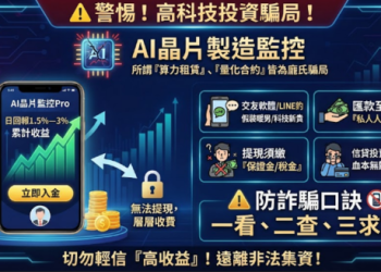 投資人的安全邊際：面對「AI晶片制造监控投·資」平台，你承擔得起歸零的代價嗎？